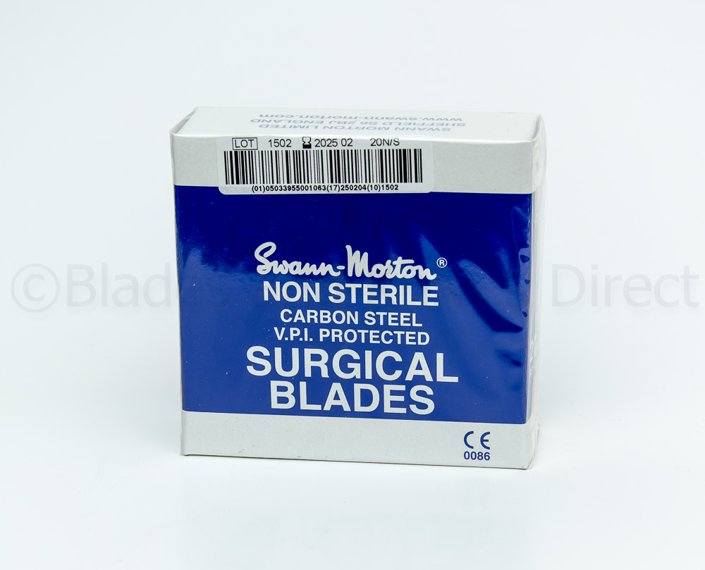 100 SWANN MORTON No.15 SCALPEL BLADES - Image 3